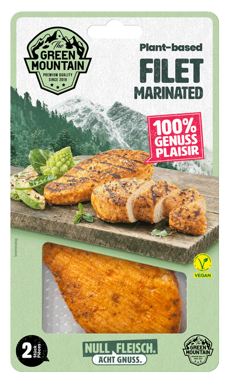 Plant-based Filet Hähnchen Art, Plant-based fillet chicken style, Filet de poulet à base de plantes