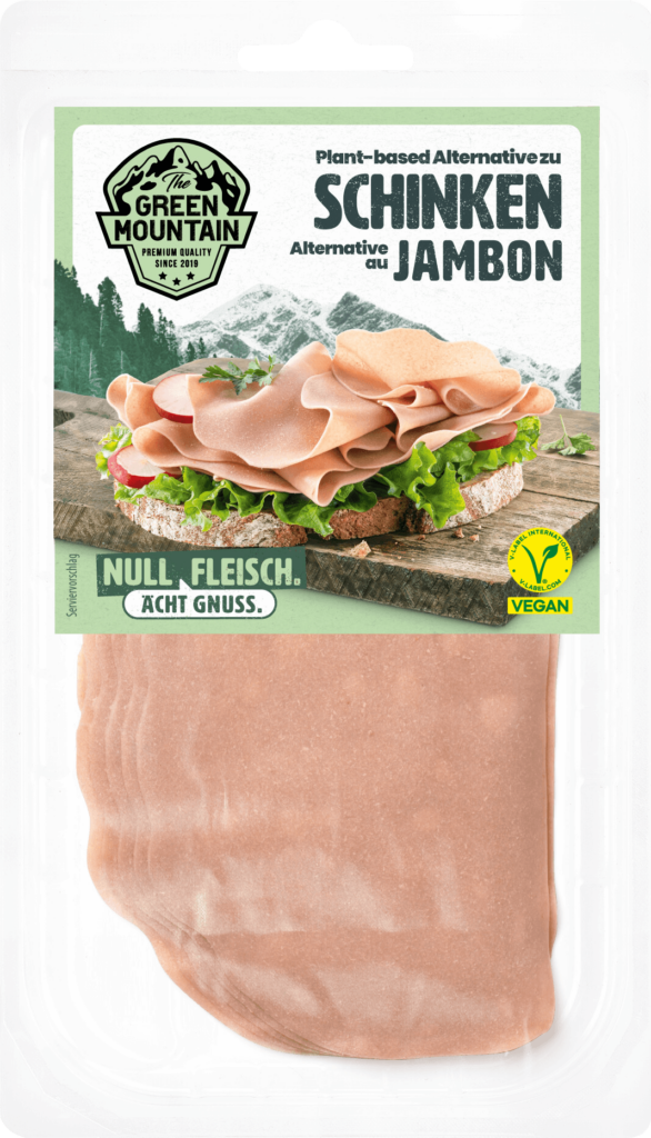 Veganer Schinken, vegan ham, Jambon végétalien