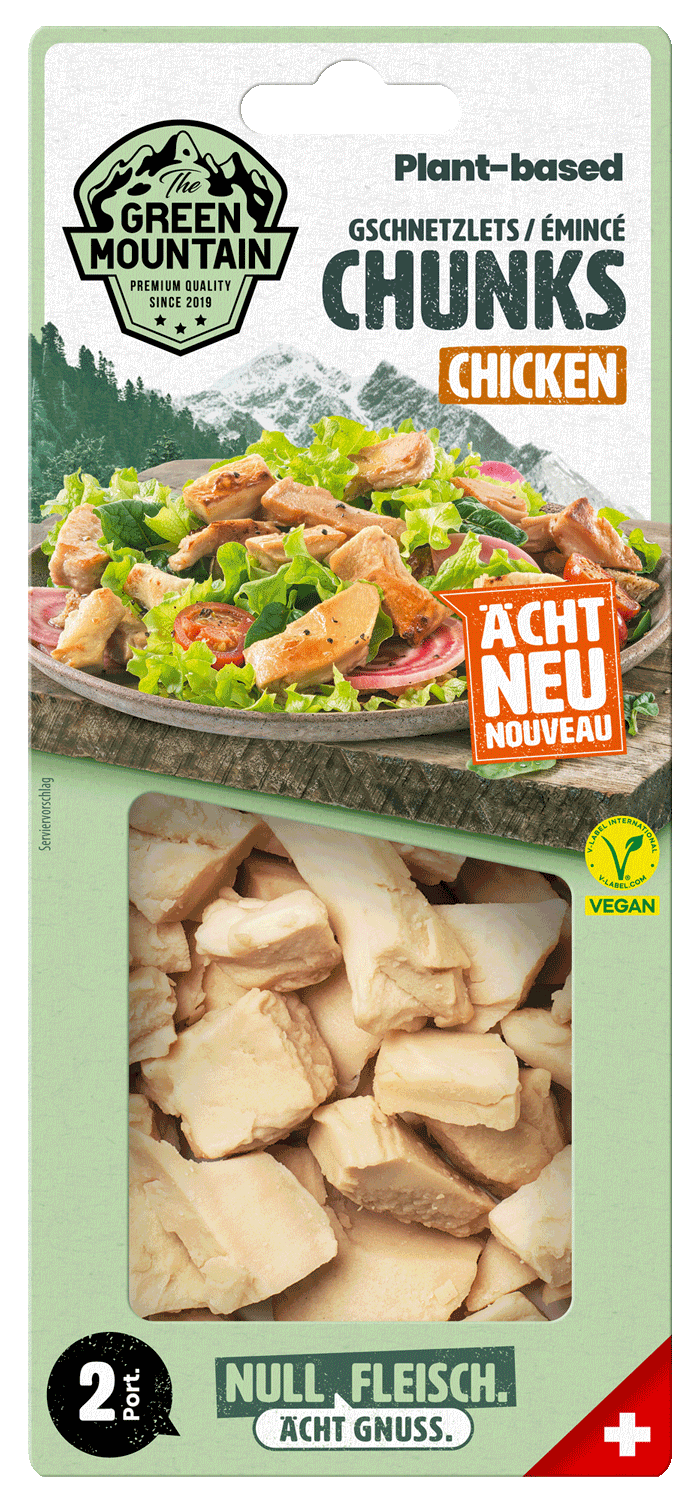 Plant-based Geschnetzeltes Chunks Chicken, Plant-based Chunks Chicken,