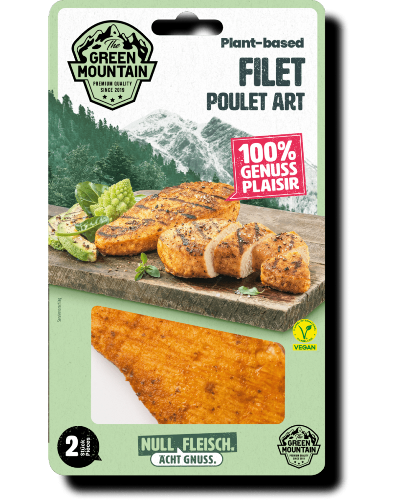 Plant-based Filet Hähnchen Art, Plant-based fillet chicken style,