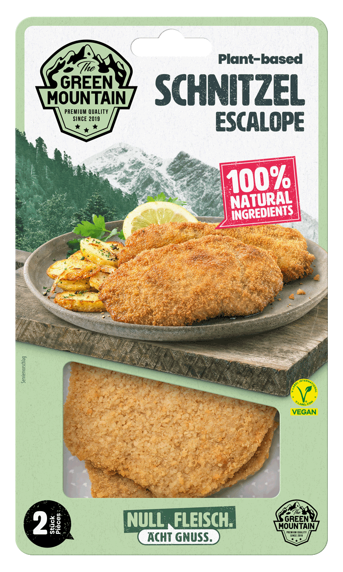 Plant-based Schnitzel, Plant-based schnitzel, Escalope à base de plantes