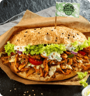 Plant-Based Kebab im Fladenbrot