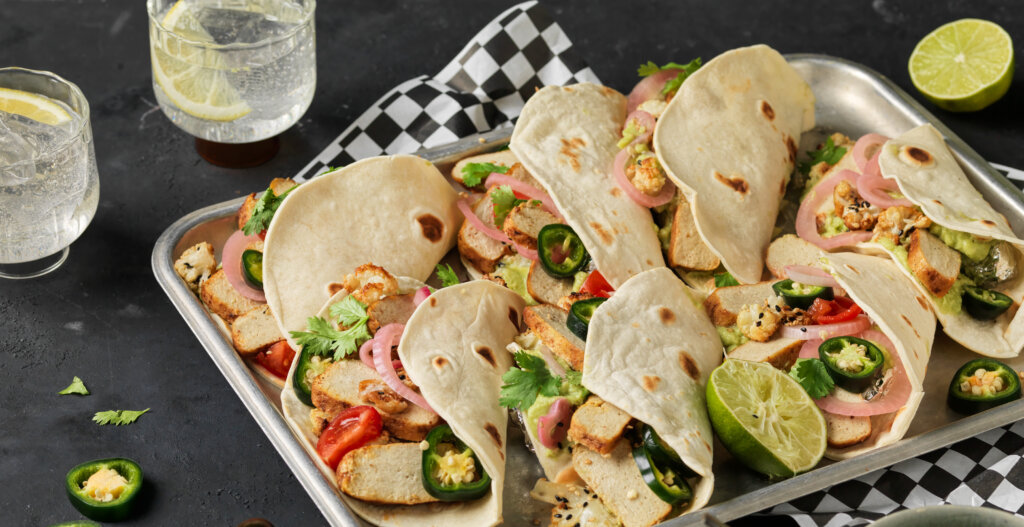 The Green Mountain FINE CUT Tacos mit geröstetem Blumenkohl